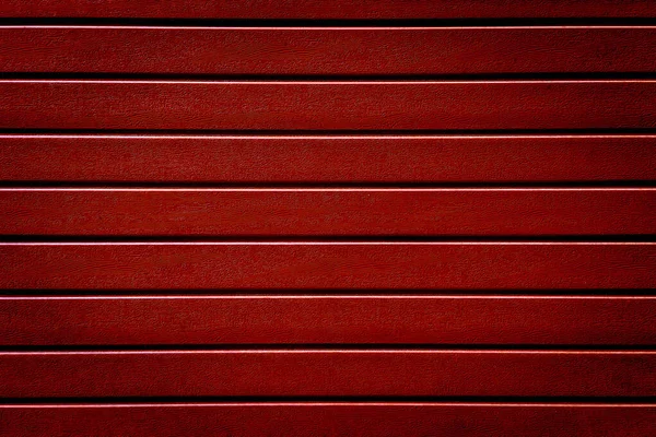 Cerca de plástico vermelho, textura de fundo listrado — Fotografia de Stock