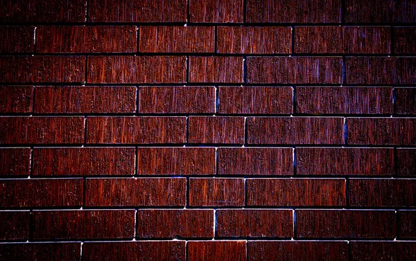 Mur de briques marron pour le fond ou la texture — Photo