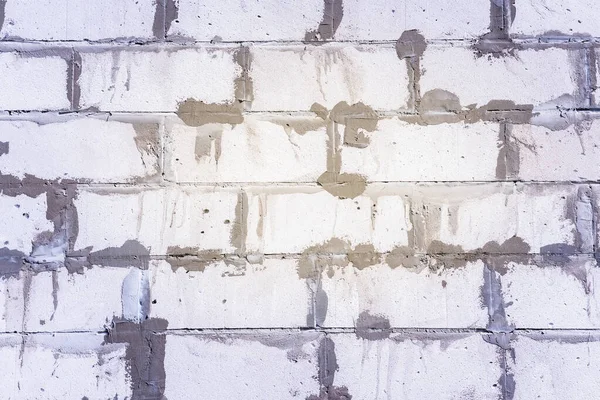Muro di mattoni bianchi chiudere sfondo texture — Foto Stock