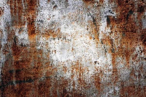Fondo de metal oxidado. Hierro envejecido oxidado aislado textura metálica. Corrosión de la estructura de acero — Foto de Stock