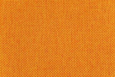 Orange fabric texture background, close-up clipart