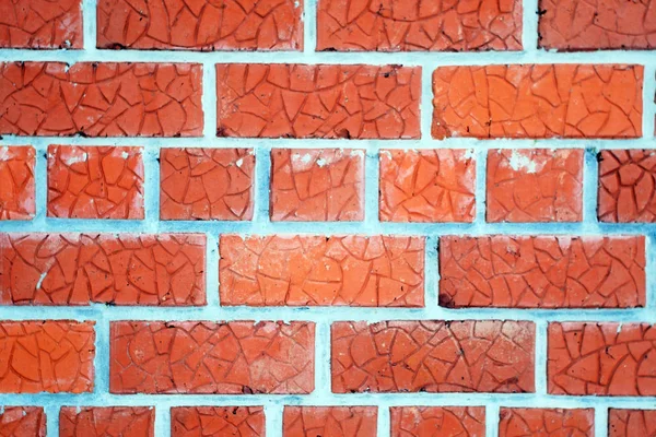 Texture background of an orange brick wall — 스톡 사진