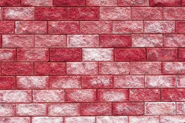 Coral Brick Wandstruktur Aus Nächster Nähe Rosa Rot Textur Hintergrund — Stockfoto