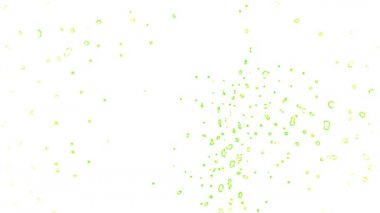 Beyaz arka plandaki yeşil baloncuklar harika bir video. Bu 1920x1080 (HD) video klibi herhangi bir projede arka plan olarak kullanılabilir. Bu görüntüler bir sonraki kurgunda, projende ya da filminde harika görünecek..