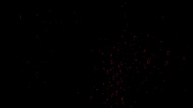 Siyah arkaplandaki kırmızı baloncuklar harika bir video klibidir. Bu 1920x1080 (HD) video klibi herhangi bir projede arka plan olarak kullanılabilir. Bu görüntüler bir sonraki kurgunda, projende ya da filminde harika görünecek..