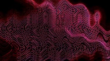 Siyah arka plandaki çarpık hücrelerin kırmızı-pembe soyutlanması harika bir video. Bu 1920x1080 (HD) video klibi herhangi bir projede arka plan olarak kullanılabilir. Bu görüntüler bir sonraki kurgunda, projende ya da filminde harika görünecek..