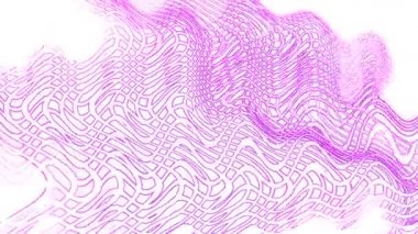 Beyaz arka plandaki çarpık hücrelerin menekşe soyutlanması harika bir video. Bu 1920x1080 (HD) video klibi herhangi bir projede arka plan olarak kullanılabilir. Bu görüntüler bir sonraki kurgunda, projende ya da filminde harika görünecek..