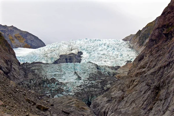 Vue Glacier Bleu Bas Nouvelle Zélande — Photo