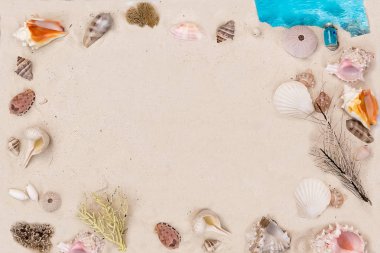 Sahilde kum arka plan