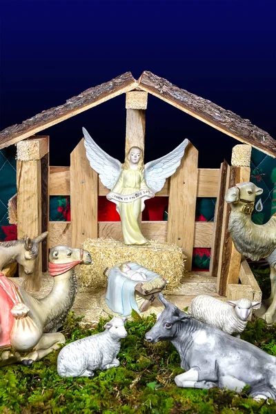 Kerst Scene - Nacimiento — Stockfoto