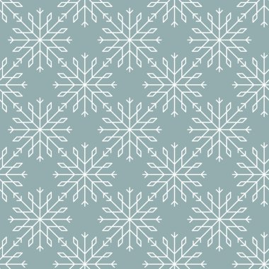 Snowflakes desen Dikişsiz Hat sanatı