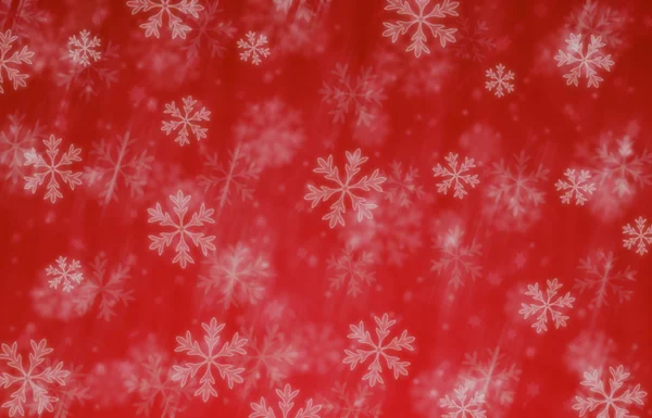 Feliz Natal neve fundo vermelho — Fotografia de Stock