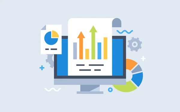 Unternehmensanalyse — Stockvektor