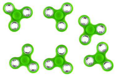 Değer değişimi, beyaz arka plan üzerinde izole spinners kıpır