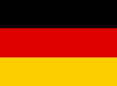 Almanya bayrağı büyük çizimi