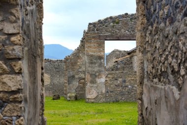 Eski İtalyan şehir Pompei'nin kalıntıları