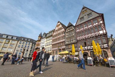 Eski Şehir Meydanı Romerberg turist Frankfurt (Frankfurt am Main) 