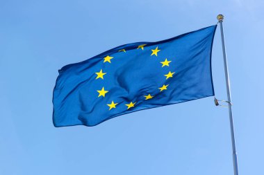 Brüksel'deki AB bayrağı