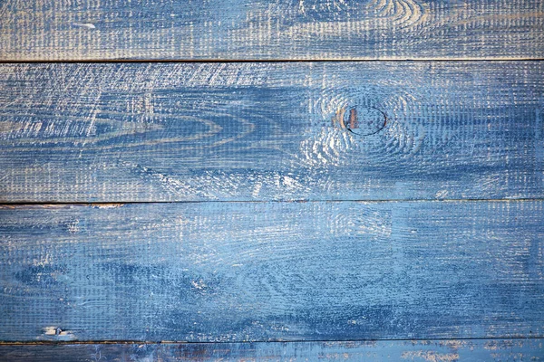 Tablones de madera horizontales azules, fondo o textura —  Fotos de Stock