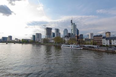 Modern parçası Frankfurt görünümünü 