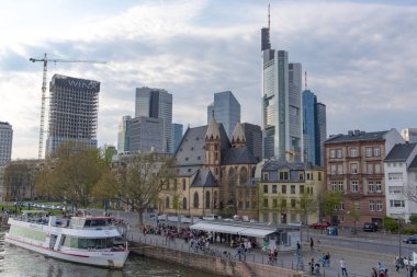 Modern parçası Frankfurt görünümünü 