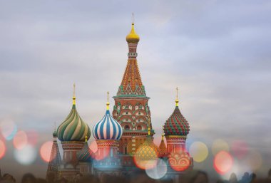 Moskova, Cathedral, Vasily mübarek ve Kızıl Meydan Rusya'da turist