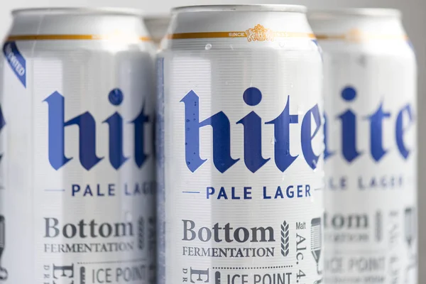 Hite Lager in Seoul — Zdjęcie stockowe