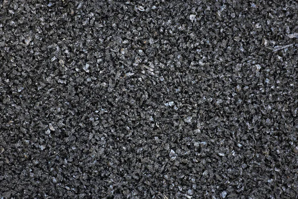 Superfície lisa do novo asfalto na estrada, fundo ou textura — Fotografia de Stock