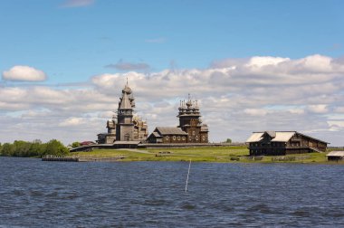 Eski geleneksel Rus kiliseler Rusya Kizhi Island şaşırtıcı görünümü