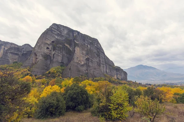 Осінній Пейзаж Горами Скелями — стокове фото