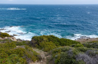 Yunanistan, panoramik deniz ve adalar, Ege Denizi üzerinden havadan görünümü