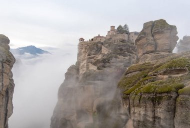 Manastır Yunanistan Meteora, manzara Meteora Yunanistan