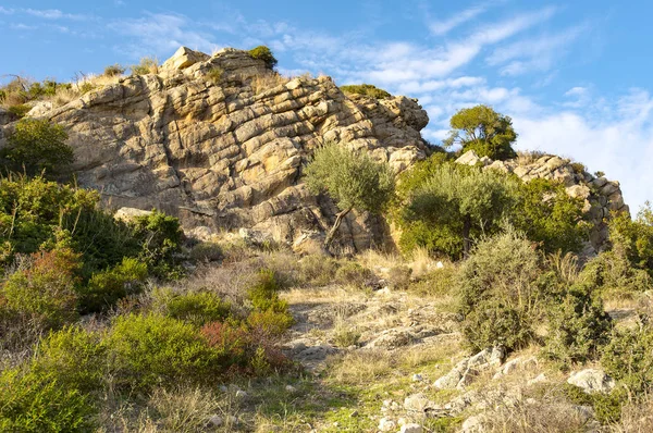 Wilde Landschaft Und Traditionelle Landschaft Griechenland — Stockfoto