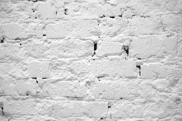 Vieja Pared Ladrillo Blanco Como Fondo —  Fotos de Stock