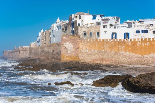 Essaouira surlar Essaouira, Fas hava muhteşem panoramik manzaralı.