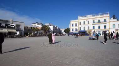 Essaouira Moulay Hassan meydanda görünümünü üzerinde Ocak 07. 2018 yılında Fas