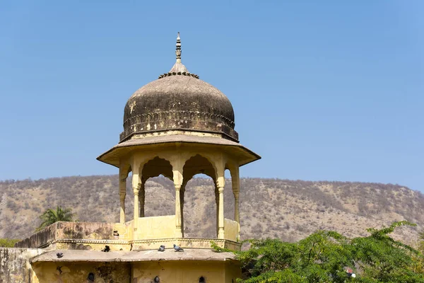 Detalle Arquitectónico Antiguo Templo Indio Jaipur — Foto de Stock