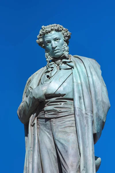 Monumento Allo Scrittore Pushkin Mosca — Foto Stock