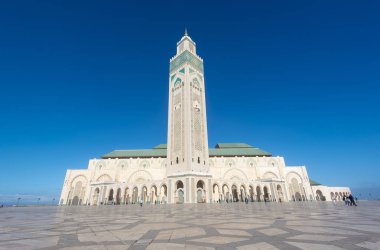 Dünyanın üçüncü büyük cami Hassan Ii caminin Casablanca Fas yer