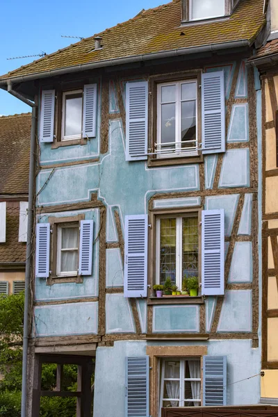 Amazing Traditional Old Houses Small Town Colmar France — Stock Photo, Image