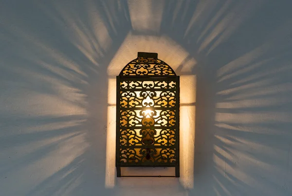 Marokko Arabische Lamp Muur — Stockfoto