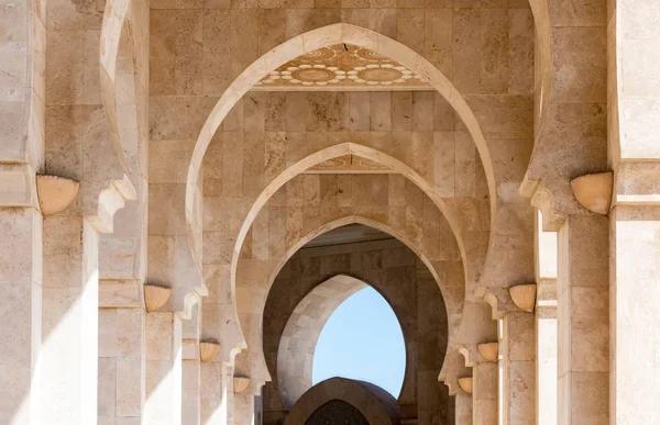 Detail Decors Hassan Mosque Casablanca Morocco — Stock Photo, Image