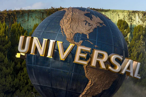 Osaka Jan Famous Universal Globe Touristes Universal Studios Osaka Theme — Stock Photo, Image