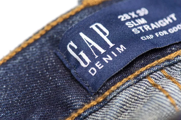 Βερολίνο Νοεμβρίου Gap Label Στο Denim Jeans Στο Gap Store — Φωτογραφία Αρχείου