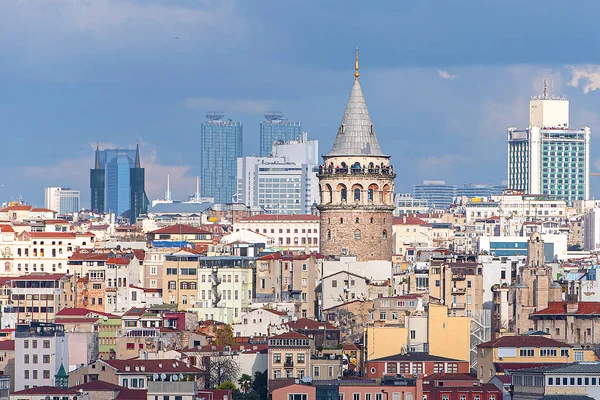 Галатская Башня Стамбул Вид Стамбул — стоковое фото