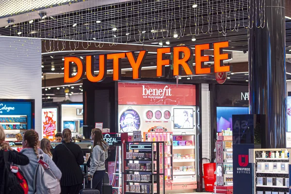 Istanbul Jan Duty Free Como Parte Interior Novo Aeroporto Istambul — Fotografia de Stock