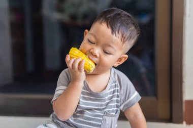 Mısır çocuğun en sevdiğim yiyecektir.