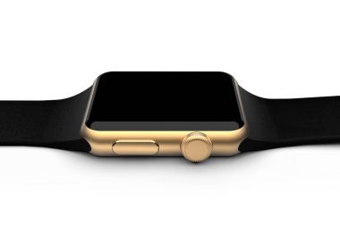 Ayrıntılı yüksek beyaz üzerinde izole akıllı izle.