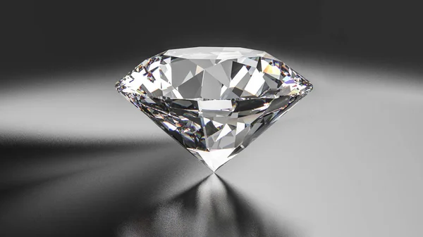 Diamond on the dark background. — Stock Photo, Image