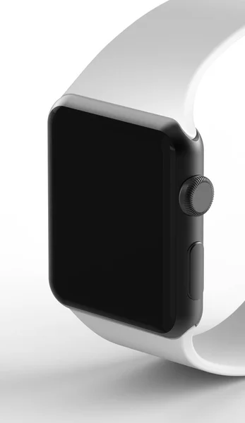 Smartwatch isoliert auf weiß, hoch detailliert. — Stockfoto